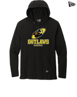 Idaho Outlaws Basketball Shadow - New Era Tri-Blend Hoodie