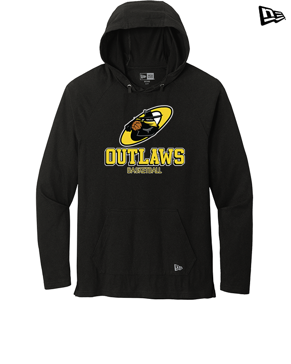 Idaho Outlaws Basketball Shadow - New Era Tri-Blend Hoodie