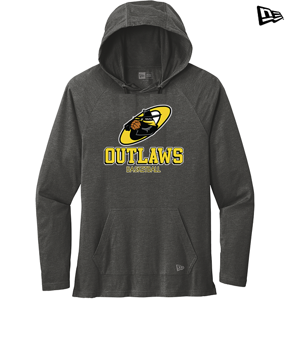 Idaho Outlaws Basketball Shadow - New Era Tri-Blend Hoodie