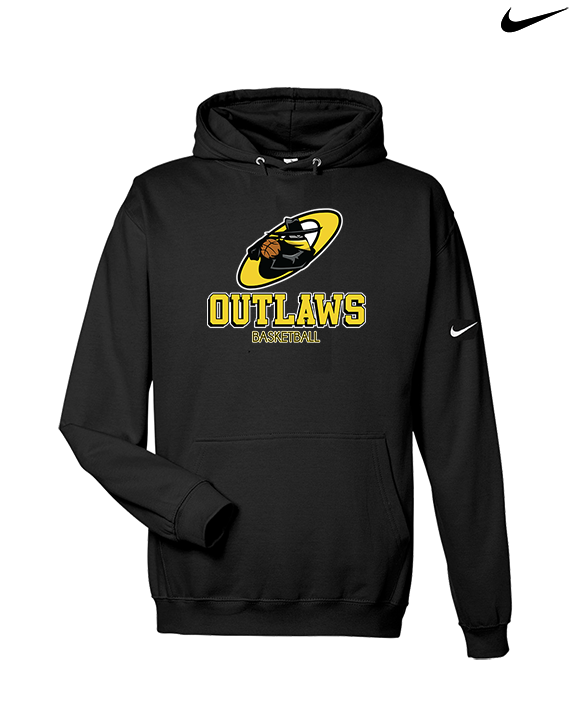 Idaho Outlaws Basketball Shadow - Nike Club Fleece Hoodie