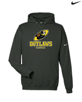 Idaho Outlaws Basketball Shadow - Nike Club Fleece Hoodie