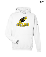 Idaho Outlaws Basketball Shadow - Nike Club Fleece Hoodie