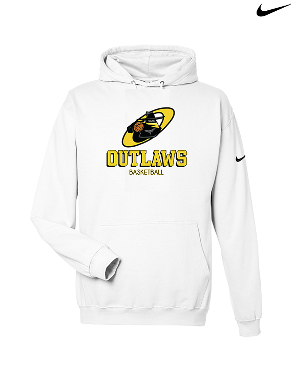 Idaho Outlaws Basketball Shadow - Nike Club Fleece Hoodie