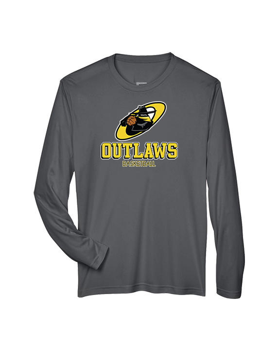 Idaho Outlaws Basketball Shadow - Performance Longsleeve