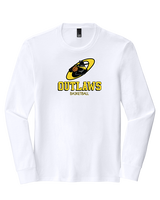 Idaho Outlaws Basketball Shadow - Tri-Blend Long Sleeve