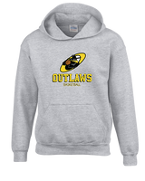 Idaho Outlaws Basketball Shadow - Unisex Hoodie
