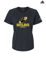 Idaho Outlaws Basketball Shadow - Womens Adidas Performance Shirt