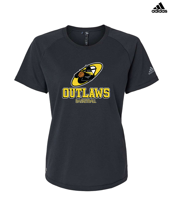 Idaho Outlaws Basketball Shadow - Womens Adidas Performance Shirt