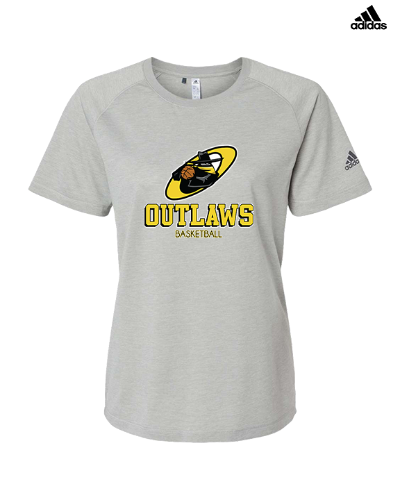Idaho Outlaws Basketball Shadow - Womens Adidas Performance Shirt