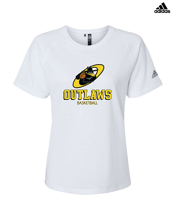 Idaho Outlaws Basketball Shadow - Womens Adidas Performance Shirt