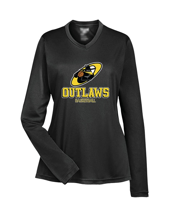 Idaho Outlaws Basketball Shadow - Womens Performance Longsleeve