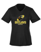 Idaho Outlaws Basketball Shadow - Womens Performance Shirt