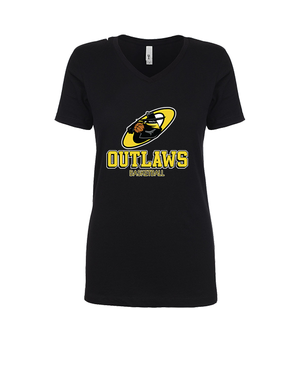 Idaho Outlaws Basketball Shadow - Womens Vneck