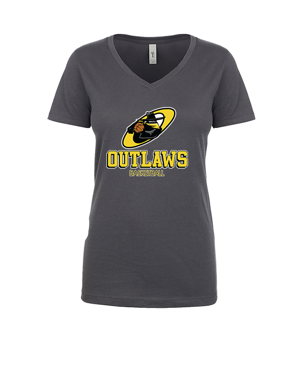 Idaho Outlaws Basketball Shadow - Womens Vneck