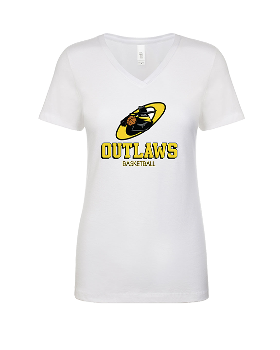 Idaho Outlaws Basketball Shadow - Womens Vneck