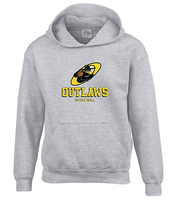 Idaho Outlaws Basketball Shadow - Youth Hoodie