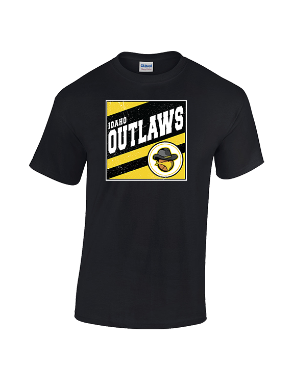 Idaho Outlaws Basketball Square - Cotton T-Shirt