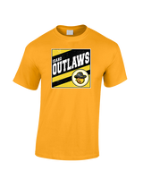 Idaho Outlaws Basketball Square - Cotton T-Shirt