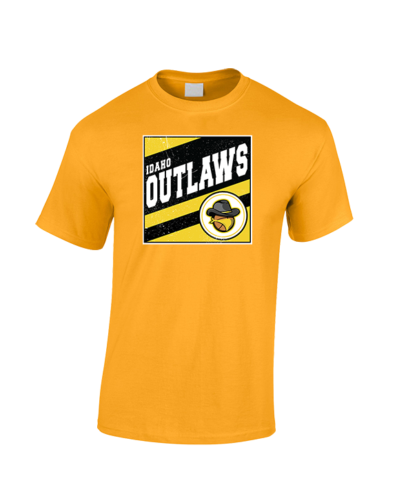Idaho Outlaws Basketball Square - Cotton T-Shirt