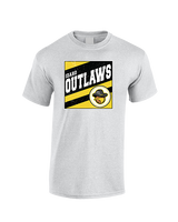 Idaho Outlaws Basketball Square - Cotton T-Shirt
