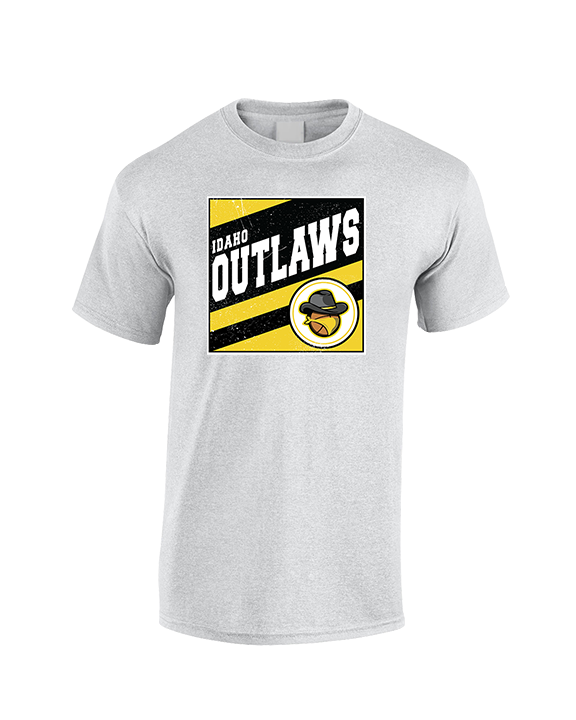 Idaho Outlaws Basketball Square - Cotton T-Shirt
