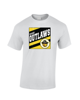 Idaho Outlaws Basketball Square - Cotton T-Shirt