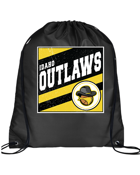 Idaho Outlaws Basketball Square - Drawstring Bag
