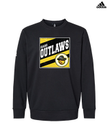 Idaho Outlaws Basketball Square - Mens Adidas Crewneck