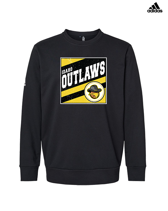 Idaho Outlaws Basketball Square - Mens Adidas Crewneck