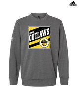 Idaho Outlaws Basketball Square - Mens Adidas Crewneck