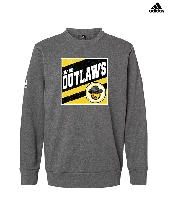 Idaho Outlaws Basketball Square - Mens Adidas Crewneck