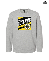 Idaho Outlaws Basketball Square - Mens Adidas Crewneck