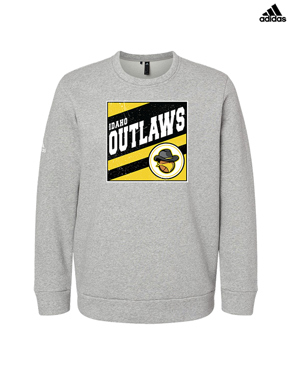 Idaho Outlaws Basketball Square - Mens Adidas Crewneck