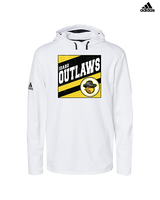 Idaho Outlaws Basketball Square - Mens Adidas Hoodie