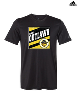 Idaho Outlaws Basketball Square - Mens Adidas Performance Shirt
