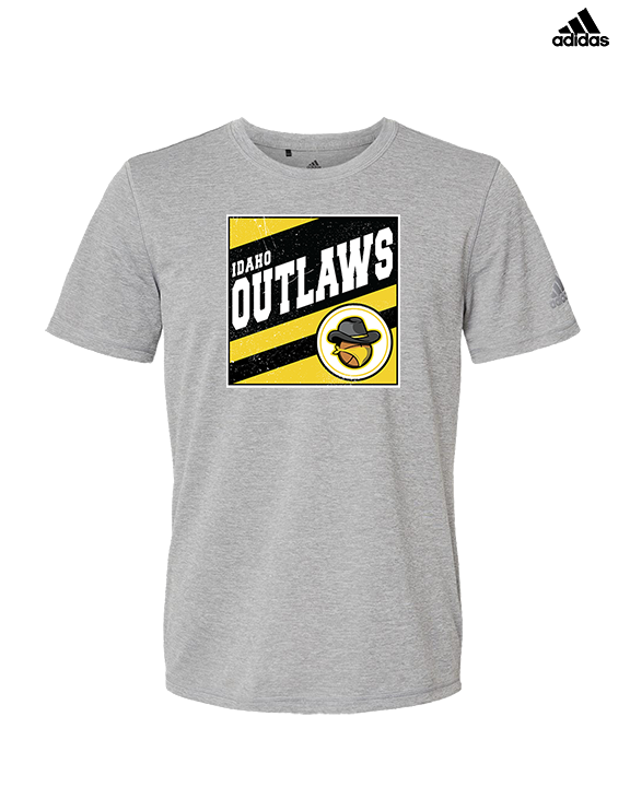 Idaho Outlaws Basketball Square - Mens Adidas Performance Shirt