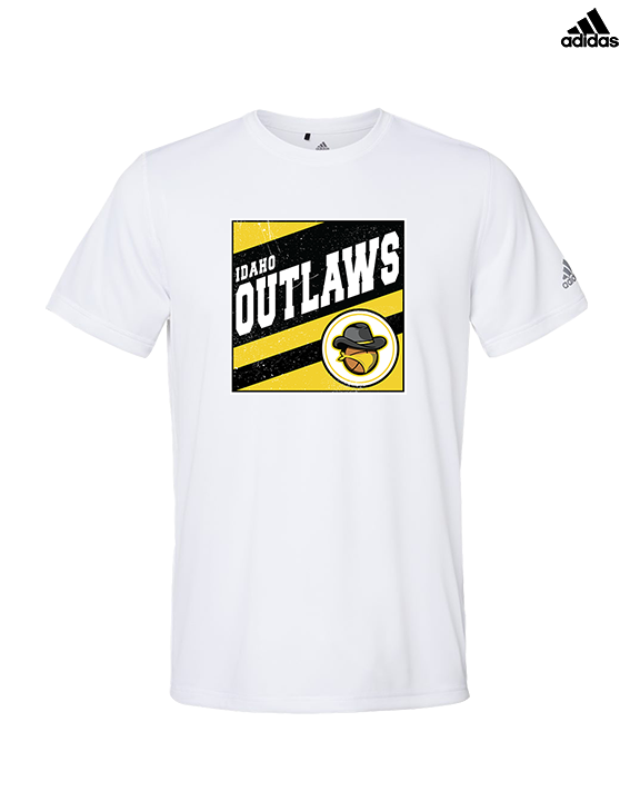 Idaho Outlaws Basketball Square - Mens Adidas Performance Shirt