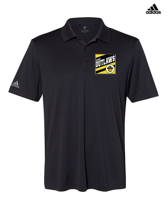 Idaho Outlaws Basketball Square - Mens Adidas Polo