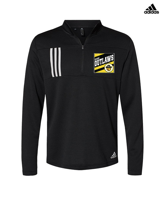 Idaho Outlaws Basketball Square - Mens Adidas Quarter Zip
