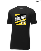 Idaho Outlaws Basketball Square - Mens Nike Cotton Poly Tee