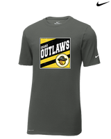 Idaho Outlaws Basketball Square - Mens Nike Cotton Poly Tee