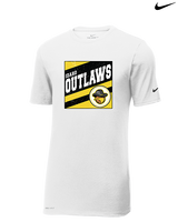 Idaho Outlaws Basketball Square - Mens Nike Cotton Poly Tee