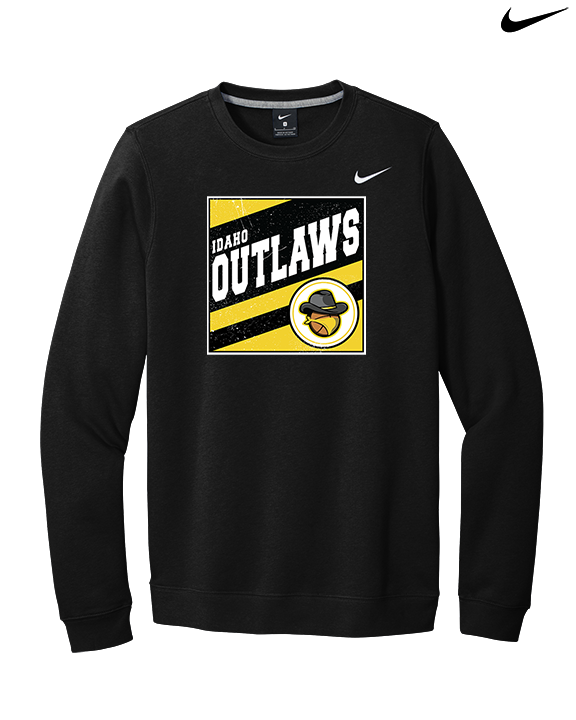 Idaho Outlaws Basketball Square - Mens Nike Crewneck