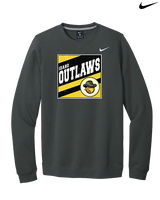 Idaho Outlaws Basketball Square - Mens Nike Crewneck