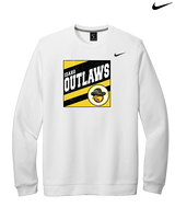 Idaho Outlaws Basketball Square - Mens Nike Crewneck