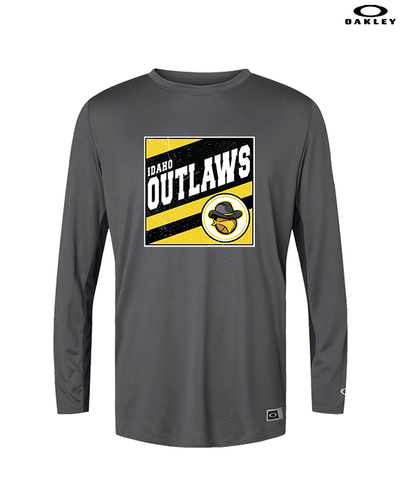 Idaho Outlaws Basketball Square - Mens Oakley Longsleeve