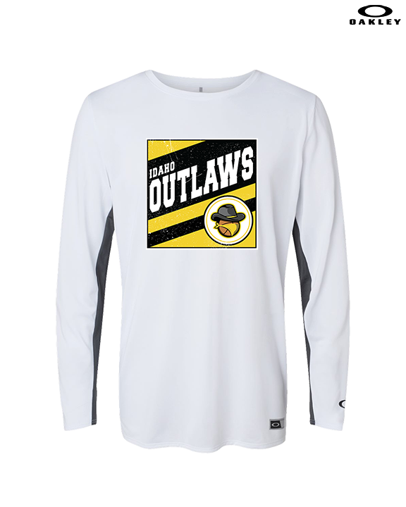 Idaho Outlaws Basketball Square - Mens Oakley Longsleeve
