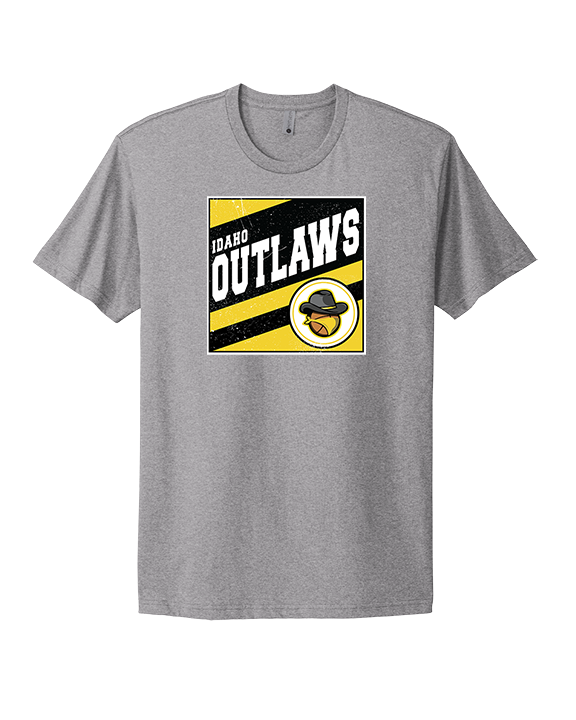 Idaho Outlaws Basketball Square - Mens Select Cotton T-Shirt