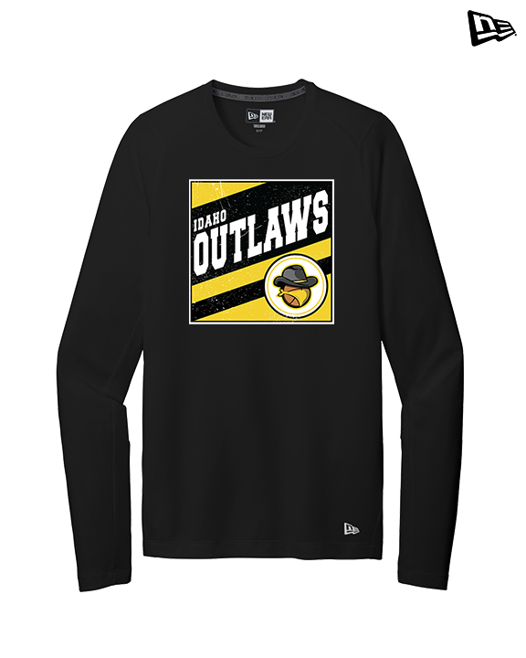 Idaho Outlaws Basketball Square - New Era Performance Long Sleeve