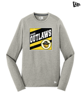 Idaho Outlaws Basketball Square - New Era Performance Long Sleeve